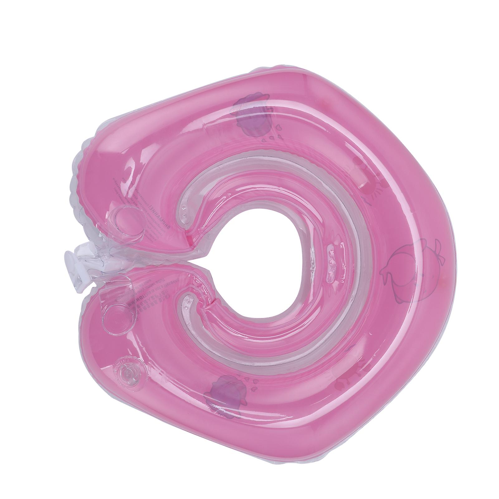 Newborn Swimming Ring Inflatable Floating Collar Baby Swimming Pool Toy For 018 Month Babypink