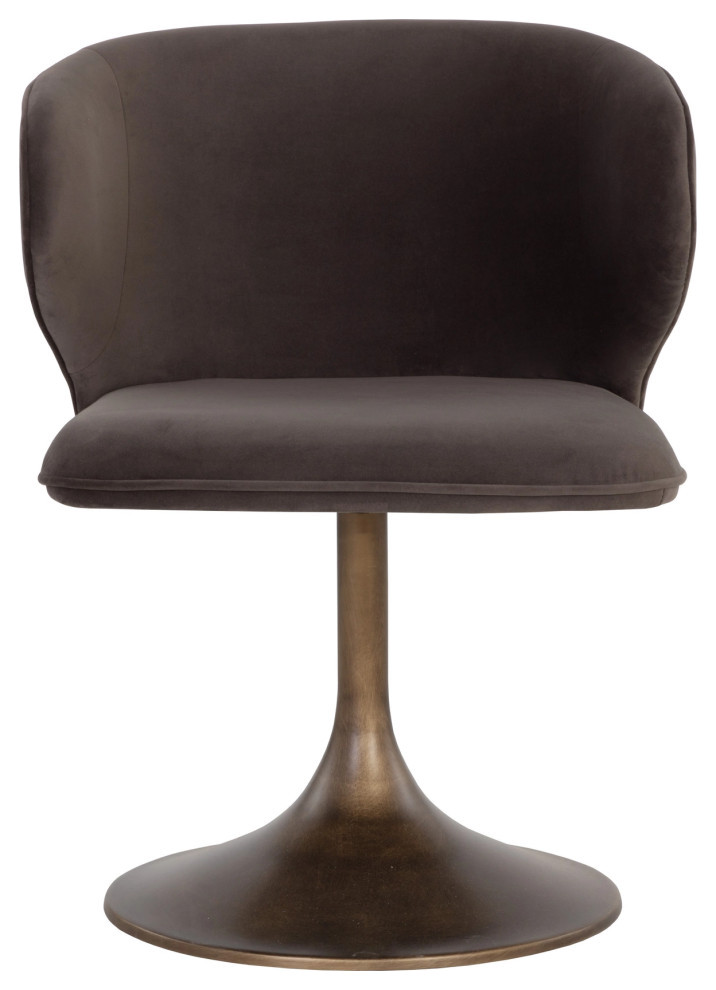 Simone Swivel Dining Chair   Midcentury   Dining Chairs   by Sunpan Modern Home  Houzz