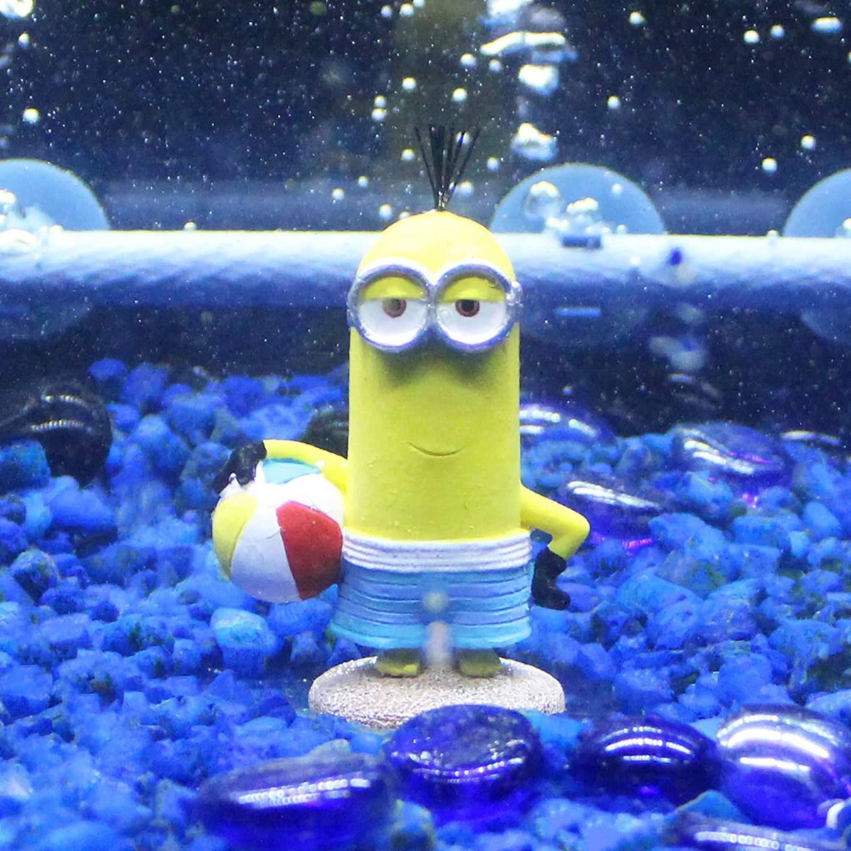 Penn-Plax Minions Mini Resin Bundle Aquarium Decoration Set， 3-pack