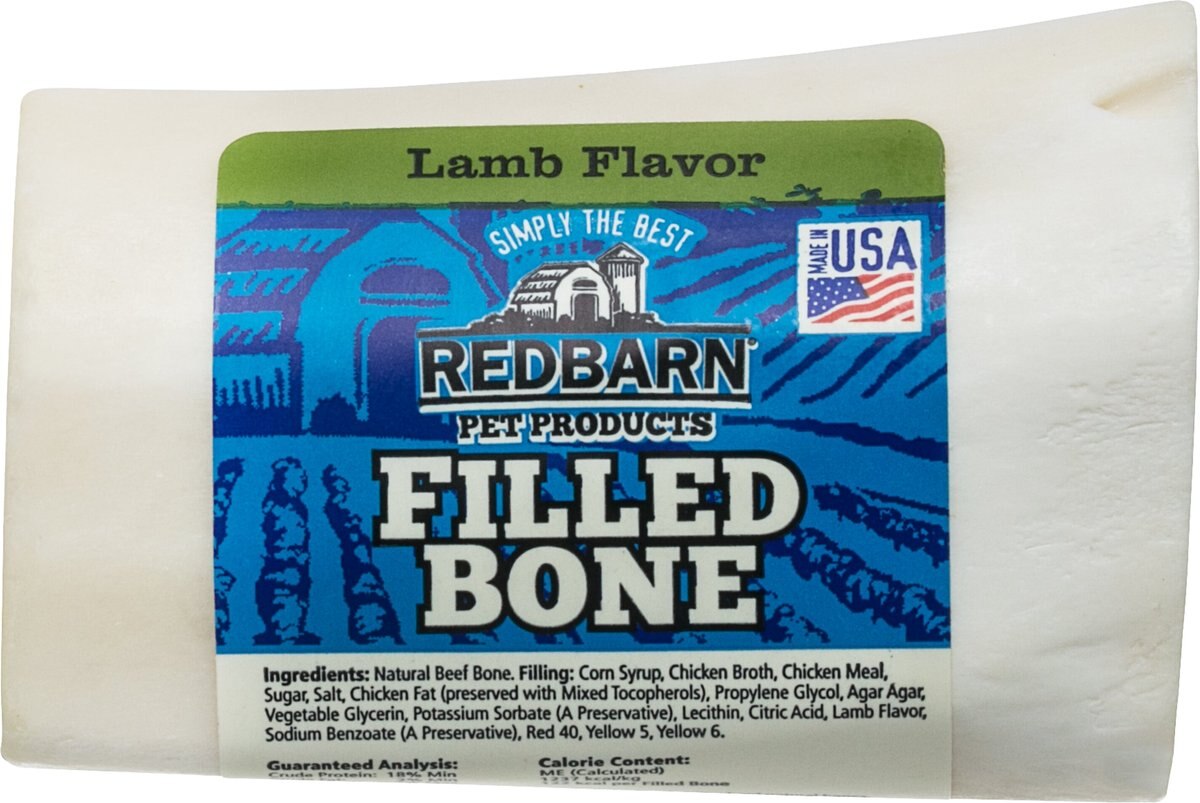 Redbarn Small Lamb Filled Bones Dog Treats