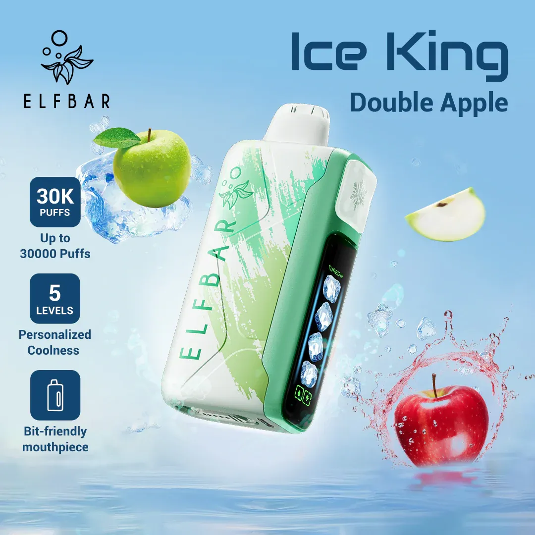 ELFBAR Ice King Disposable Vape Double Apple