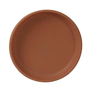 Grosfillex 18 in. Dia Terra Cotta Resin Planter Saucer US277089