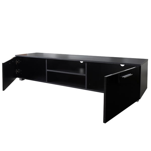 Merax TV Stand for 70 Inch TVs， Media Console Entertainment Center Television Table