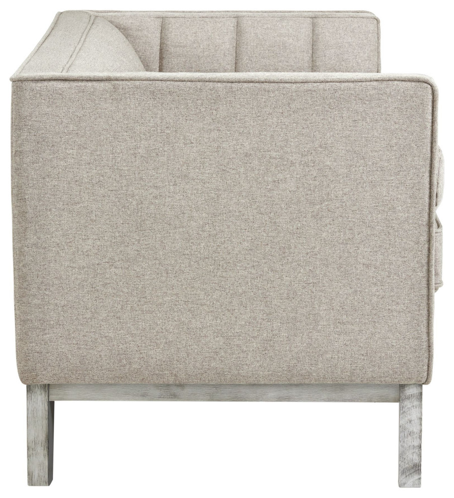 Picket House Hayworth Loveseat  Fawn   Farmhouse   Loveseats   by Picket House  Houzz