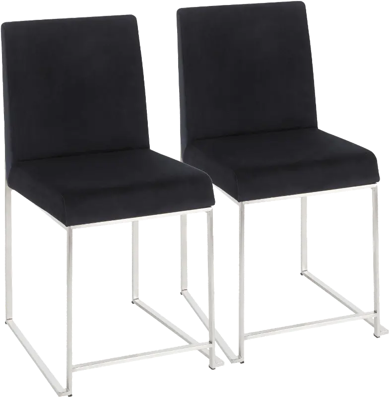 Fuji Silver Dining Chair， Set of 2