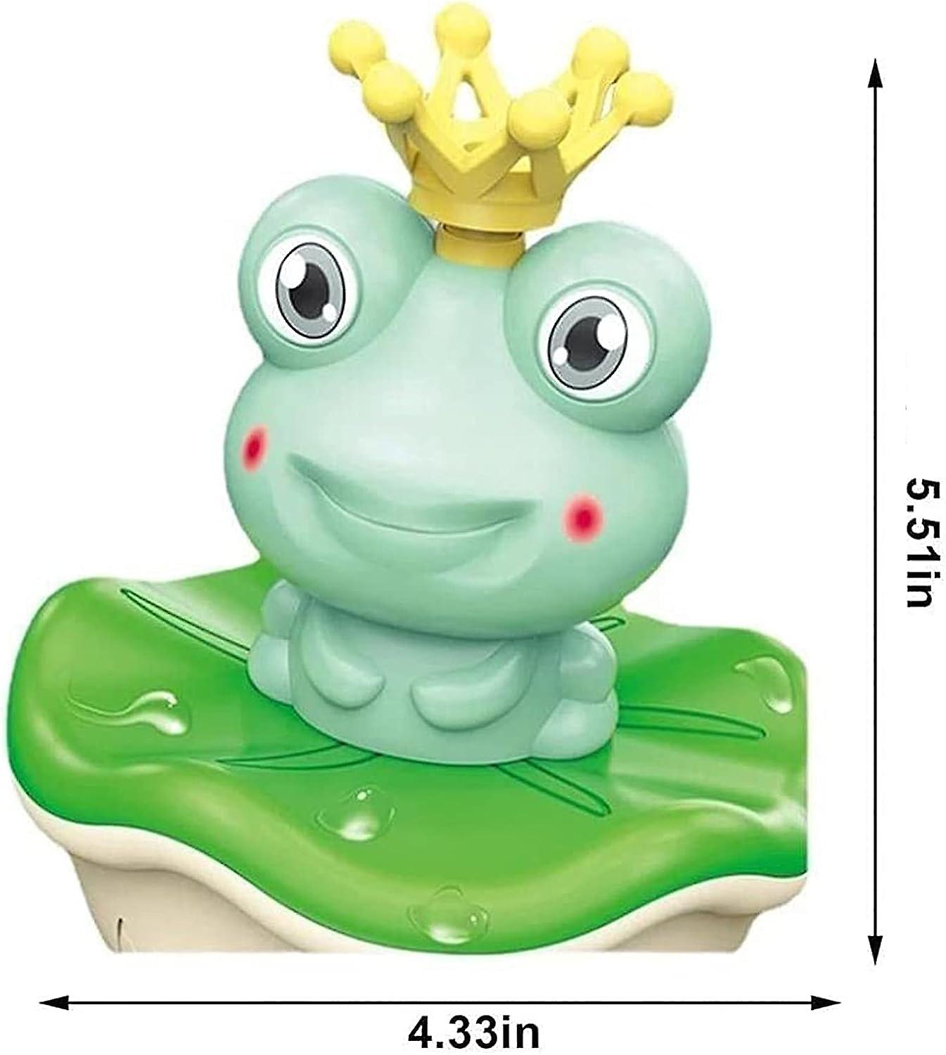 4 In 1 Frog Baby Bath Toys，fountain Spray Water Sprinkler Shower Toys，cute Waterproof Electric Kids Swimming Floating Water Playing Toys For Bathtub，p