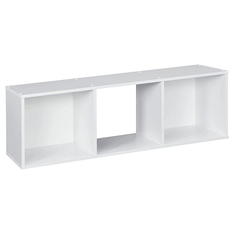 Closetmaid Stackable 3 Cube Shelving Unit Storage Organizer Cubeical， White