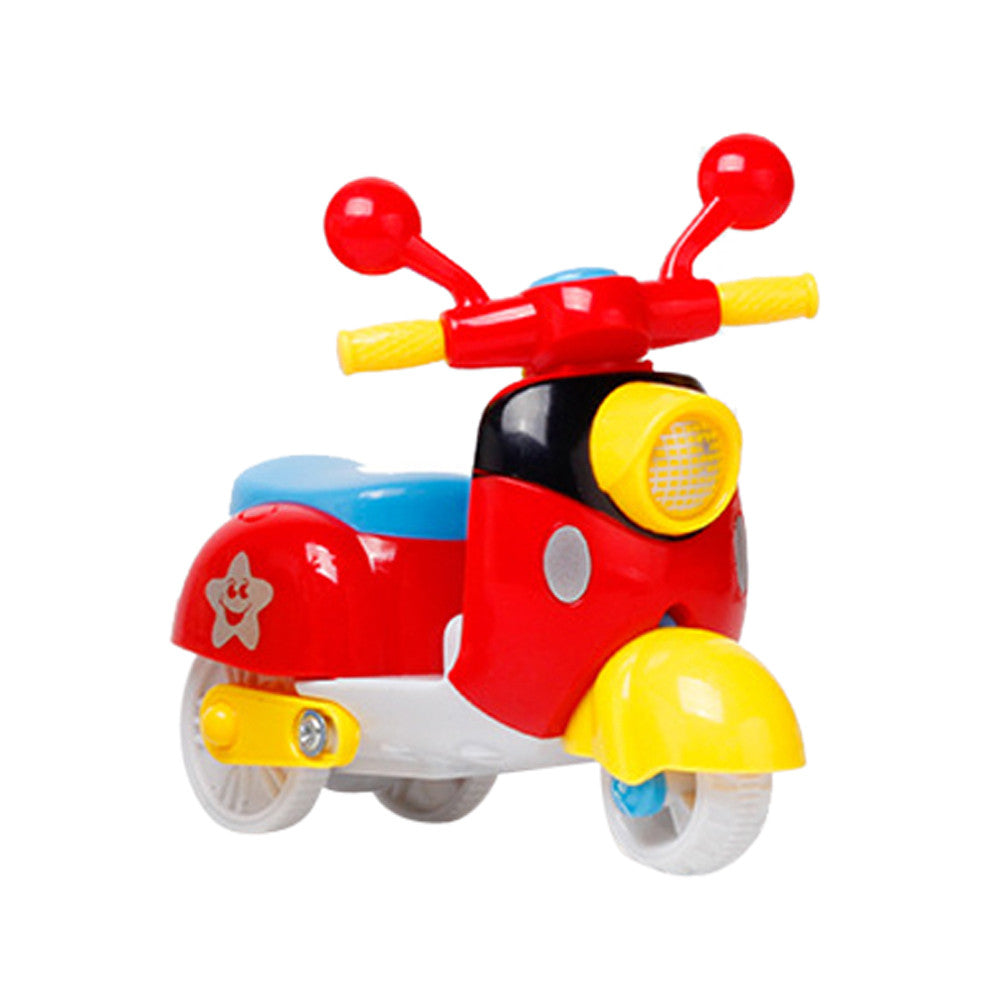 Fridja Mini Motorcycle Toy Pull Back Diecast Motorcycle Early Model Educational Toys