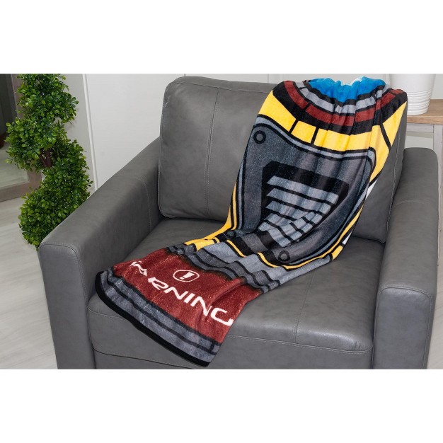 Just Funky Borderlands Claptrap Fleece Throw Blanket 45 X 60 inches