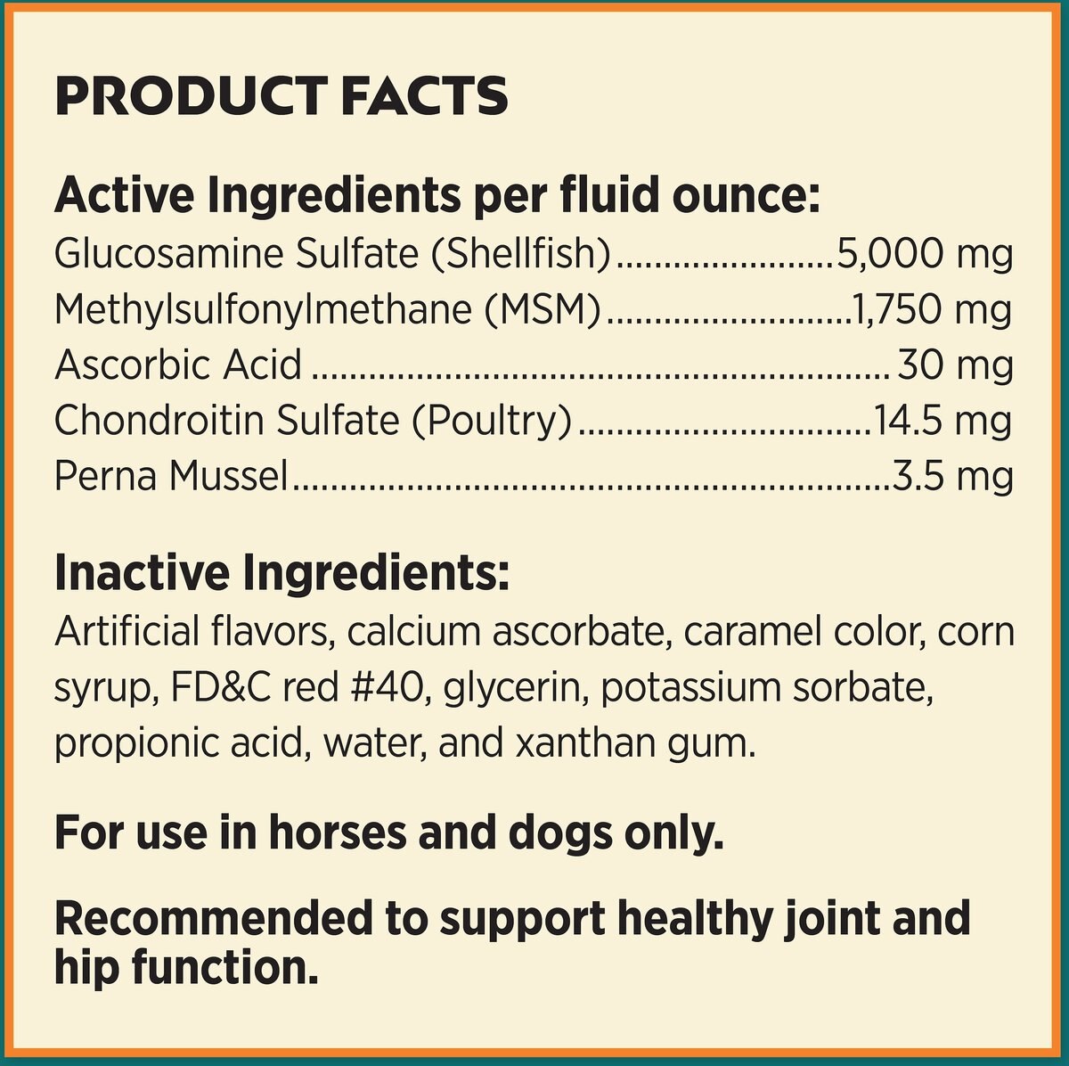 Farnam Next Level Joint Pellets Dog and Horse Supplement， 1.875-lb jar