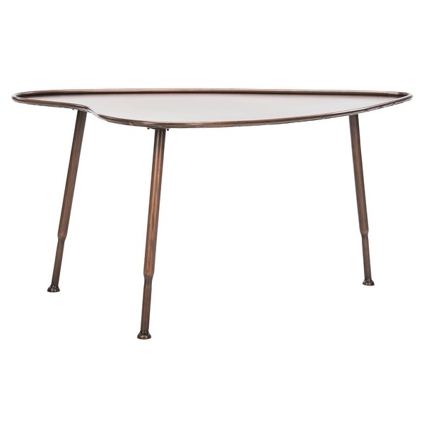 SAFAVIEH Tessa Heart Antique Copper Coffee Table - 39