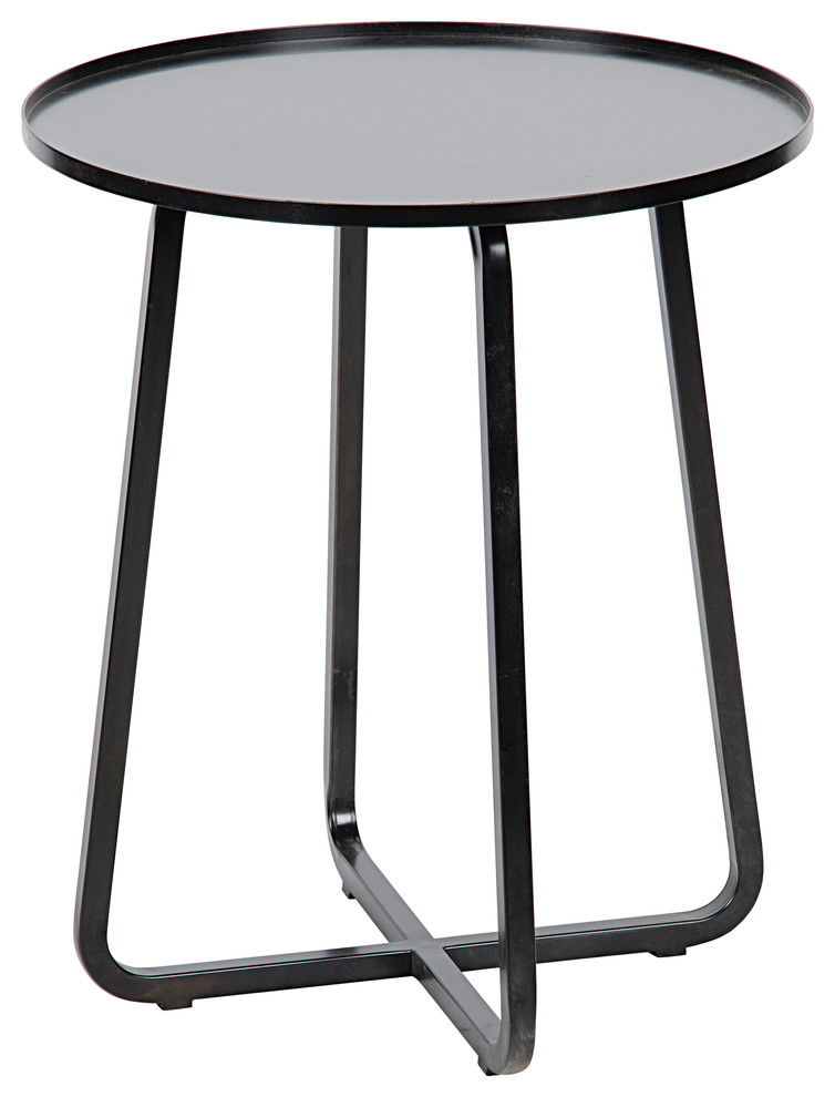 Kimana Side Table  Metal   Industrial   Side Tables And End Tables   by HedgeApple  Houzz