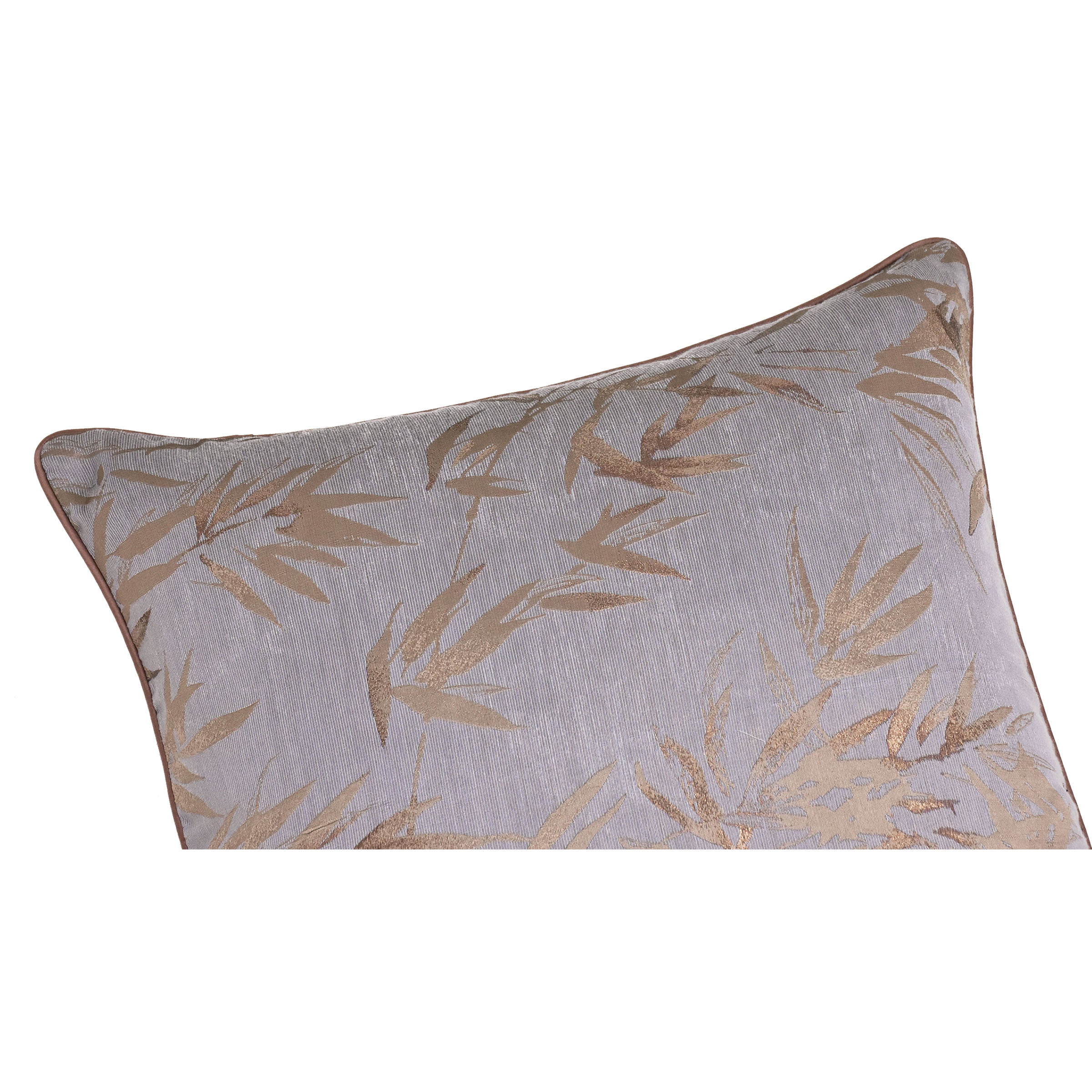 45X45 Cm Bamboo Leaf Jacquard Pillowcase Ecc-022