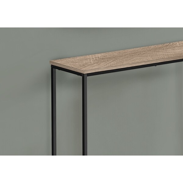 Accent Table， Console， Entryway， Narrow， Sofa， Living Room， Bedroom， Metal， Laminate， Contemporary， Modern