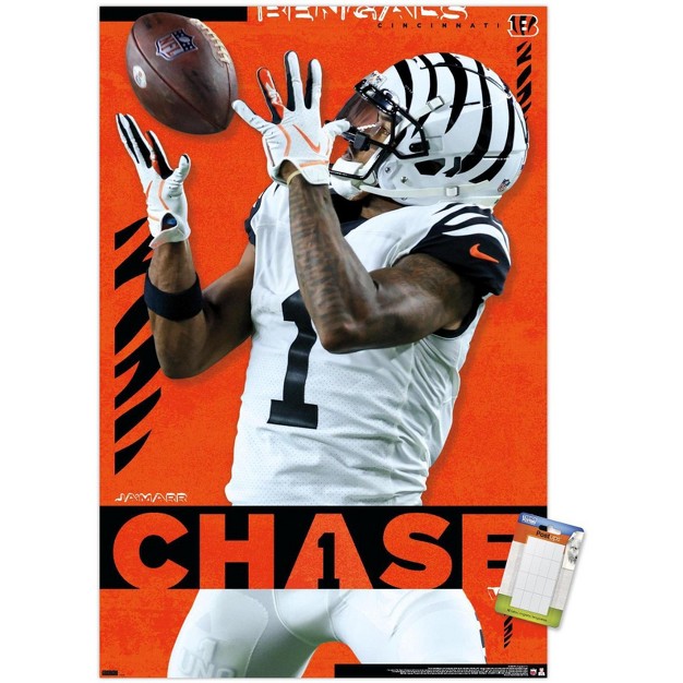 Trends International Nfl Cincinnati Bengals Ja x27 marr Chase 23 Unframed Wall Poster Prints