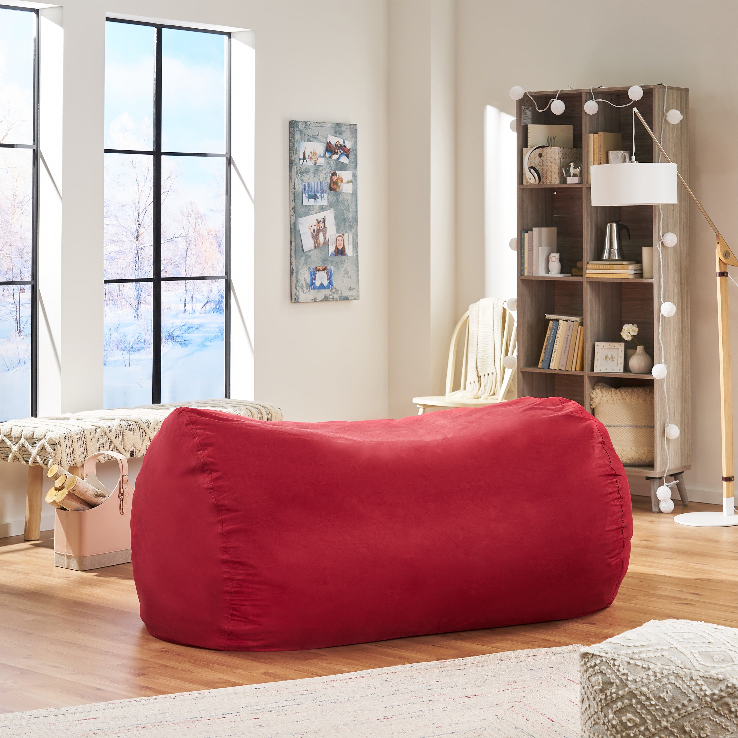 Barracuda Traditional 6.5 Foot Suede Bean Bag