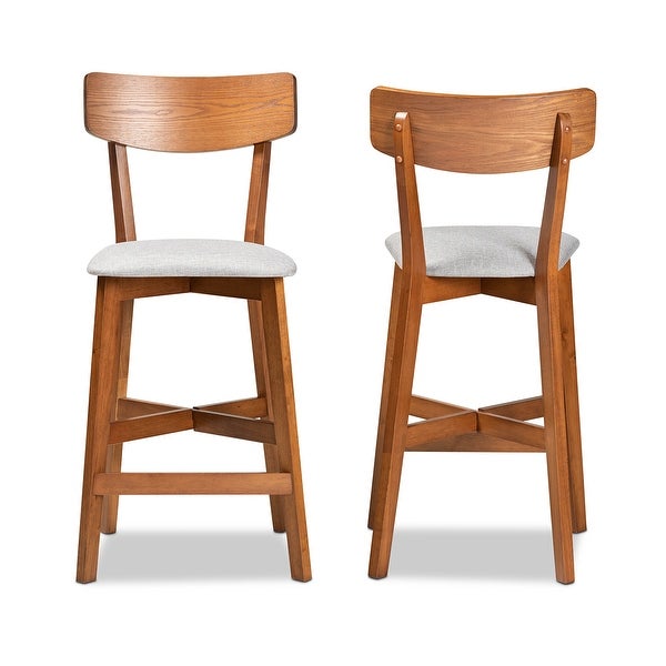 Cameron Modern and Contemporary Transitional 2-PC Counter Stool Set