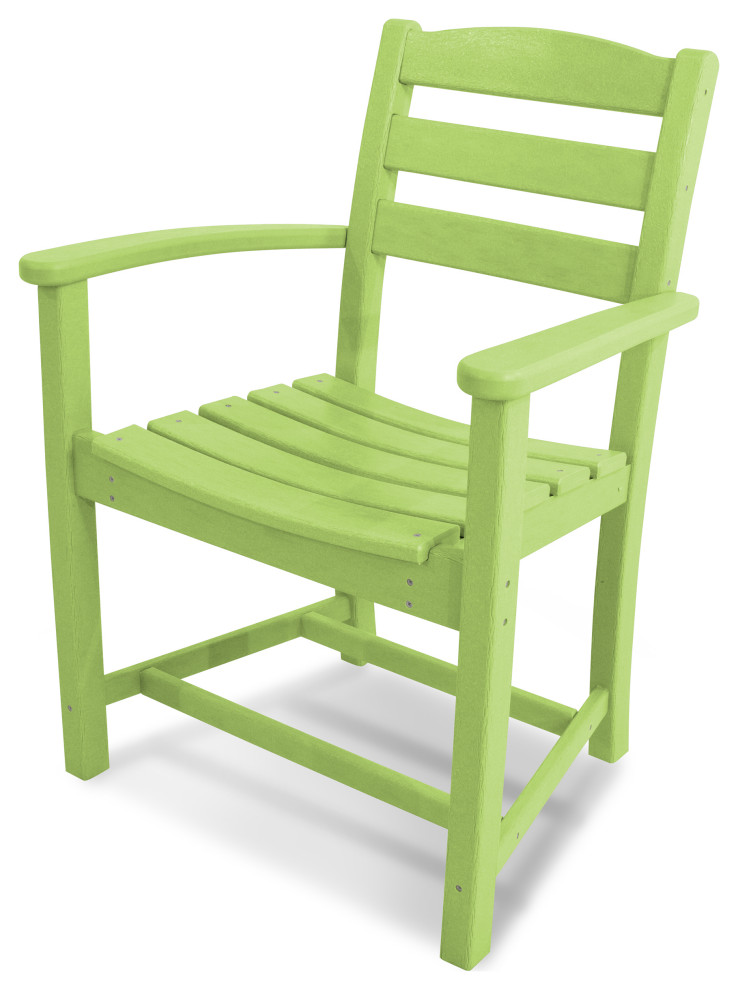 Polywood La Casa Cafe Dining Arm Chair   Contemporary   Outdoor Dining Chairs   by POLYWOOD  Houzz