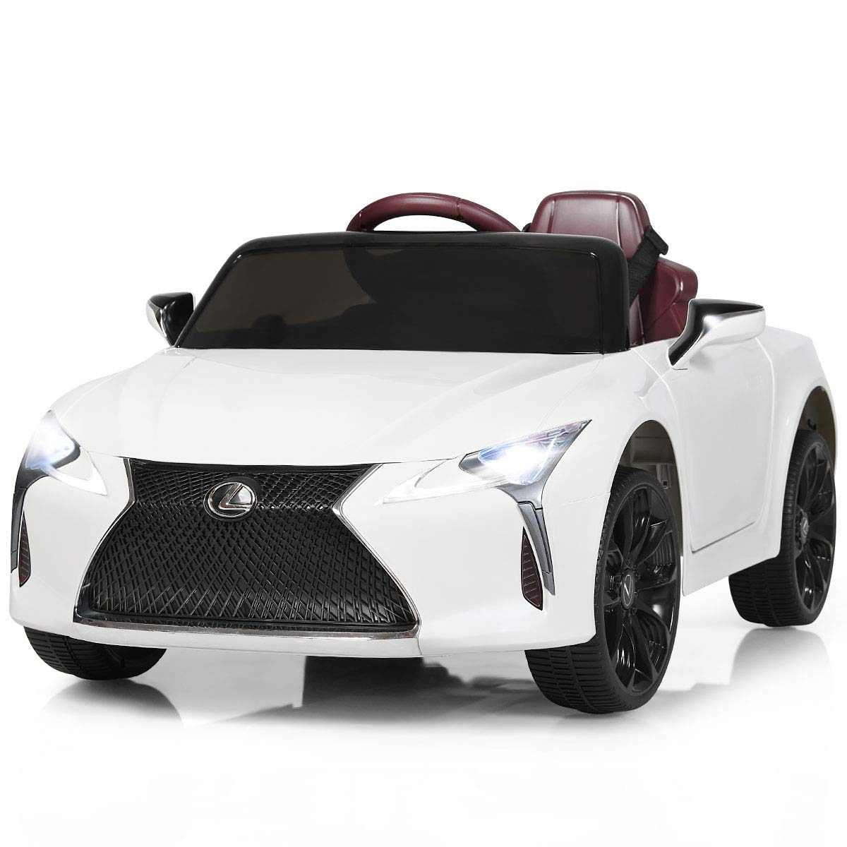 Costzon Ride on Car, Licensed Lexus LC500, 12V Battery Powered Car w/2.4G Remote Control