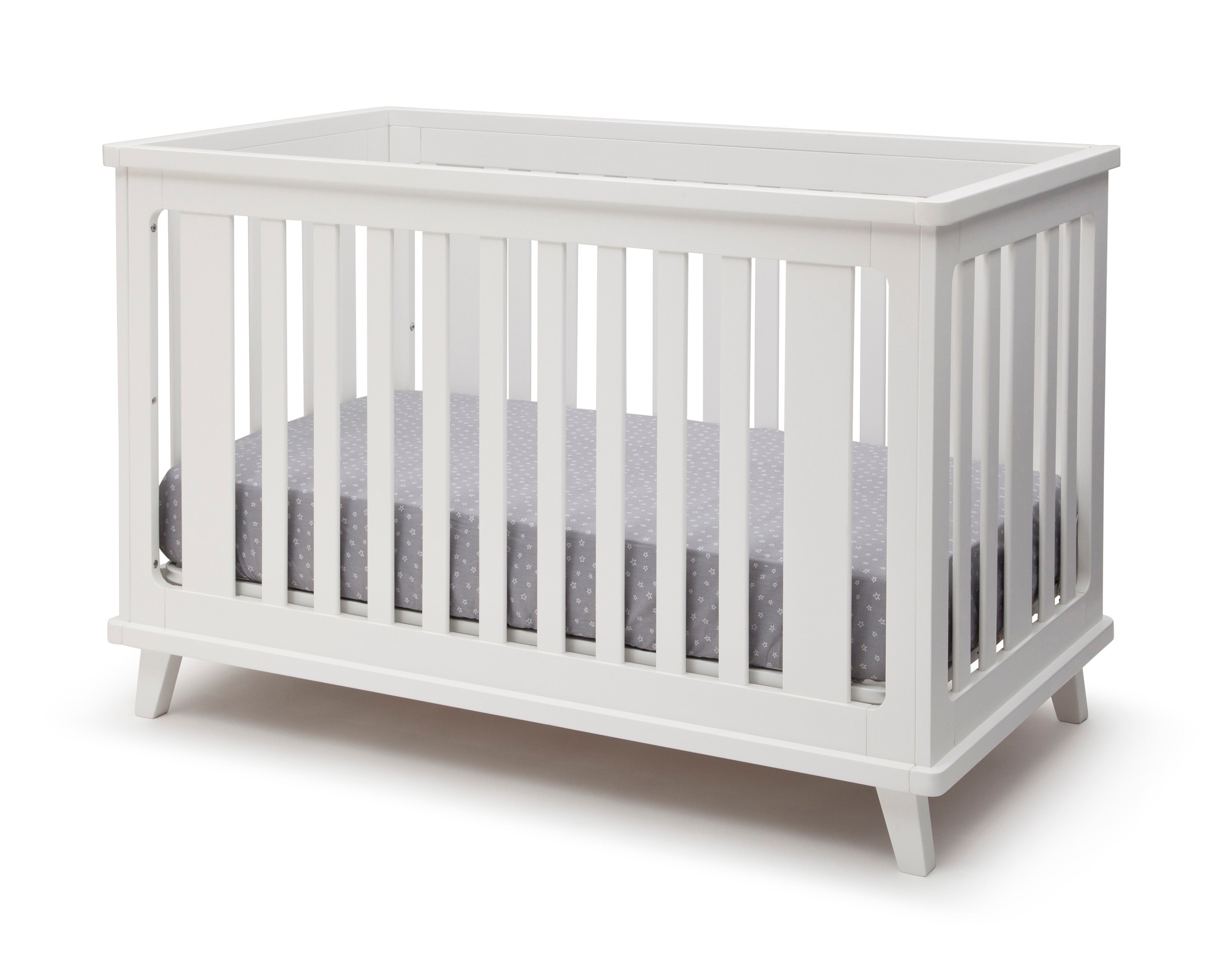 Delta Children Ava 3-in-1 Convertible Baby Crib, White