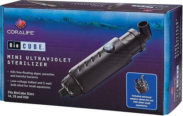 Coralife BioCube Aquarium Mini Ultraviolet Sterilizer