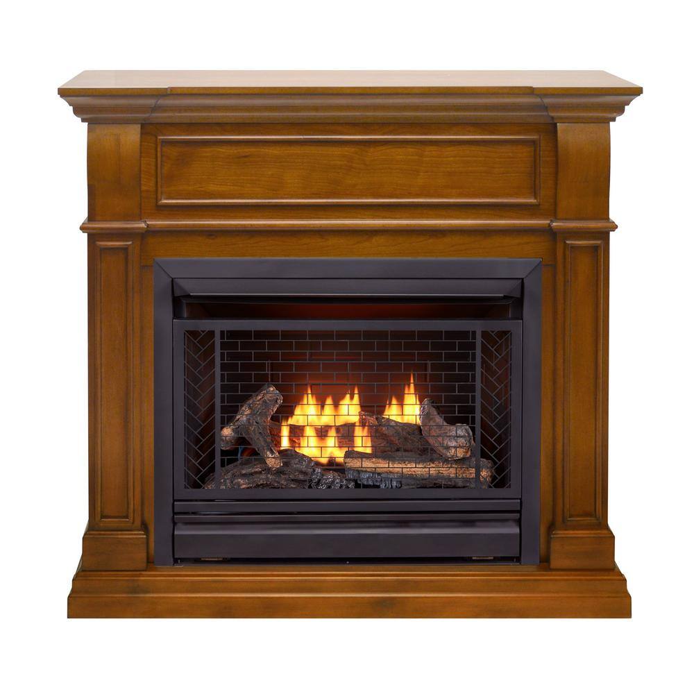 BLUEGRASS LIVING 26000 BTU Vent Free Natural Gas Fireplace System - Remote Control B300RTN-4-AS