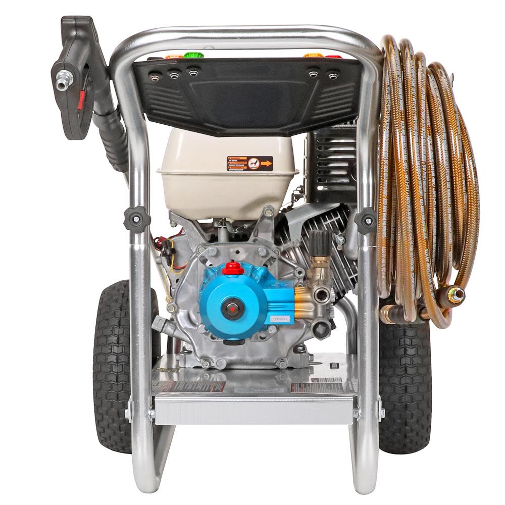 Aluminum 4200 PSI at 4.0 GPM HONDA GX390 with CAT Triplex Plunger Pump Cold Water Professional Gas Pressure Washer (49-State) ;