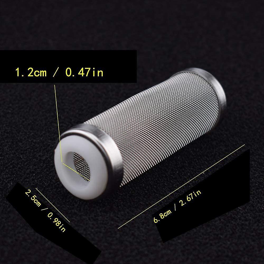 Aquarium External Filter Filter Protection Aquarium Protective Cover Stainless Steel Filter Aquarium Filter Guard Mesh Net 12mm 2 Pieces