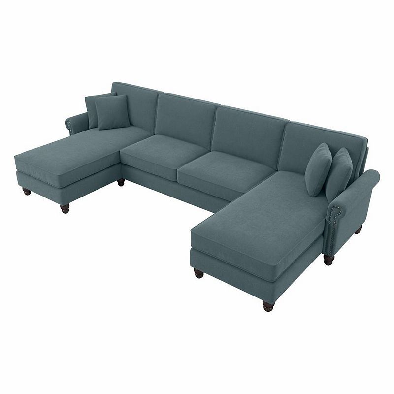 Coventry 131W Sectional Couch with Double Chaise Lounge