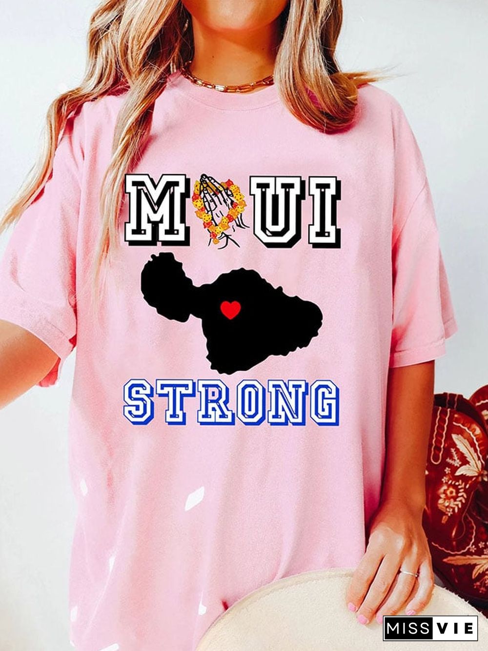 Women's Maui Strong Print T-Shirt