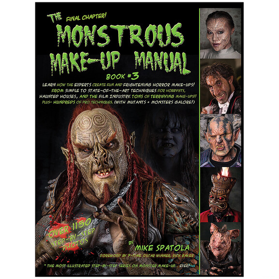 Morris Costumes RB185 Monstrous Make Up Book 3