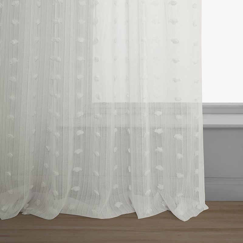 EFF Strasbourg Dot Patterned Sheer Curtain