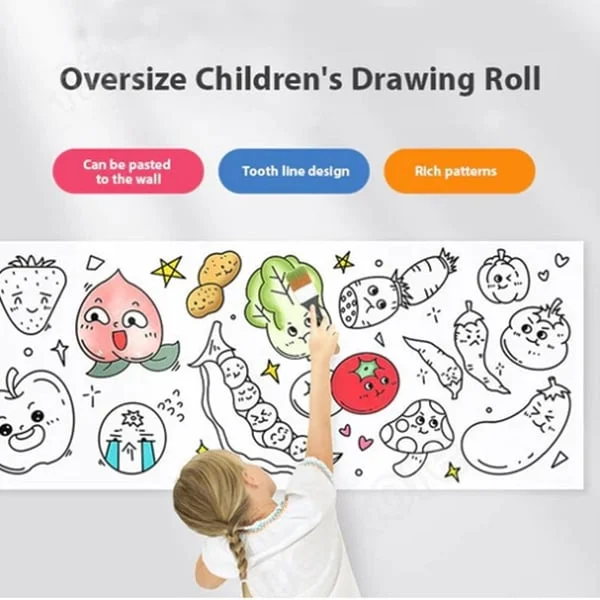 (🔥  Promotion 48% OFF)🔥🔥 Children's Drawing Roll - BUY 3 GET 10%OFF & FREE SHIPPING NOW!