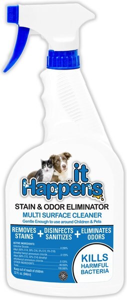 It Happens Heavy Duty Dog and Cat Odor and Stain Eliminator， 32-oz bottle