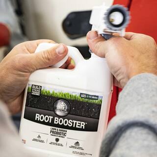 Root Booster 32 oz. 8000 sq. ft. Liquid Lawn Fertilizer Probiotic and Soil Conditioner Ready To Spray 1-0-0 100550190