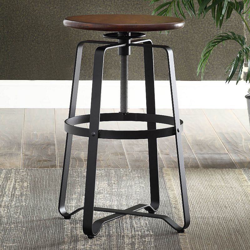 Smythson Industrial Adjustable Stool