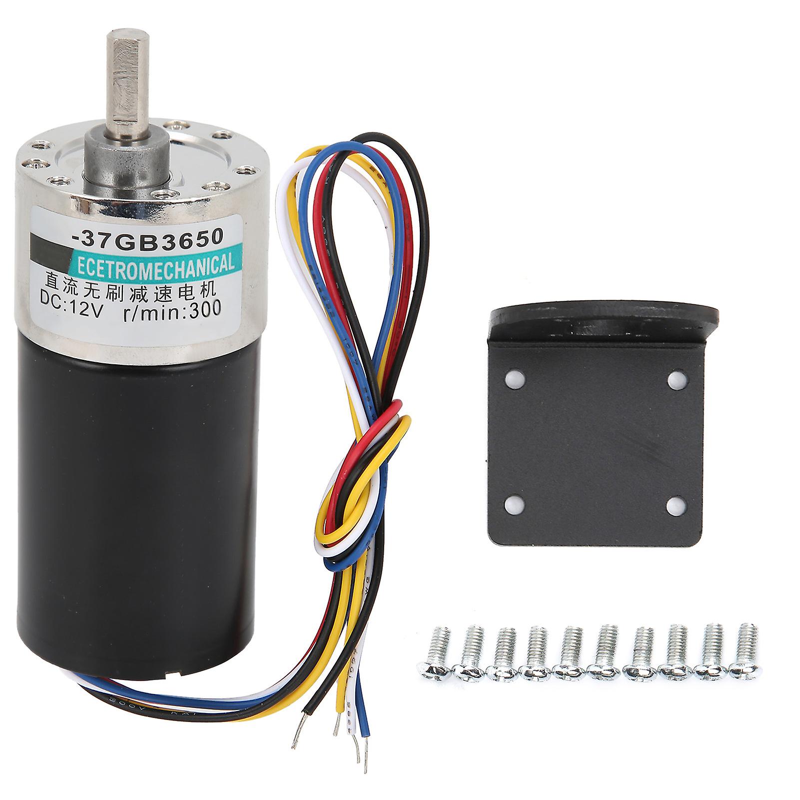 Dc Brushless Motor Speed Reducer With Bracket Cw/ccw 12v For Highaccuracy Measuring Instrument300rpm/min