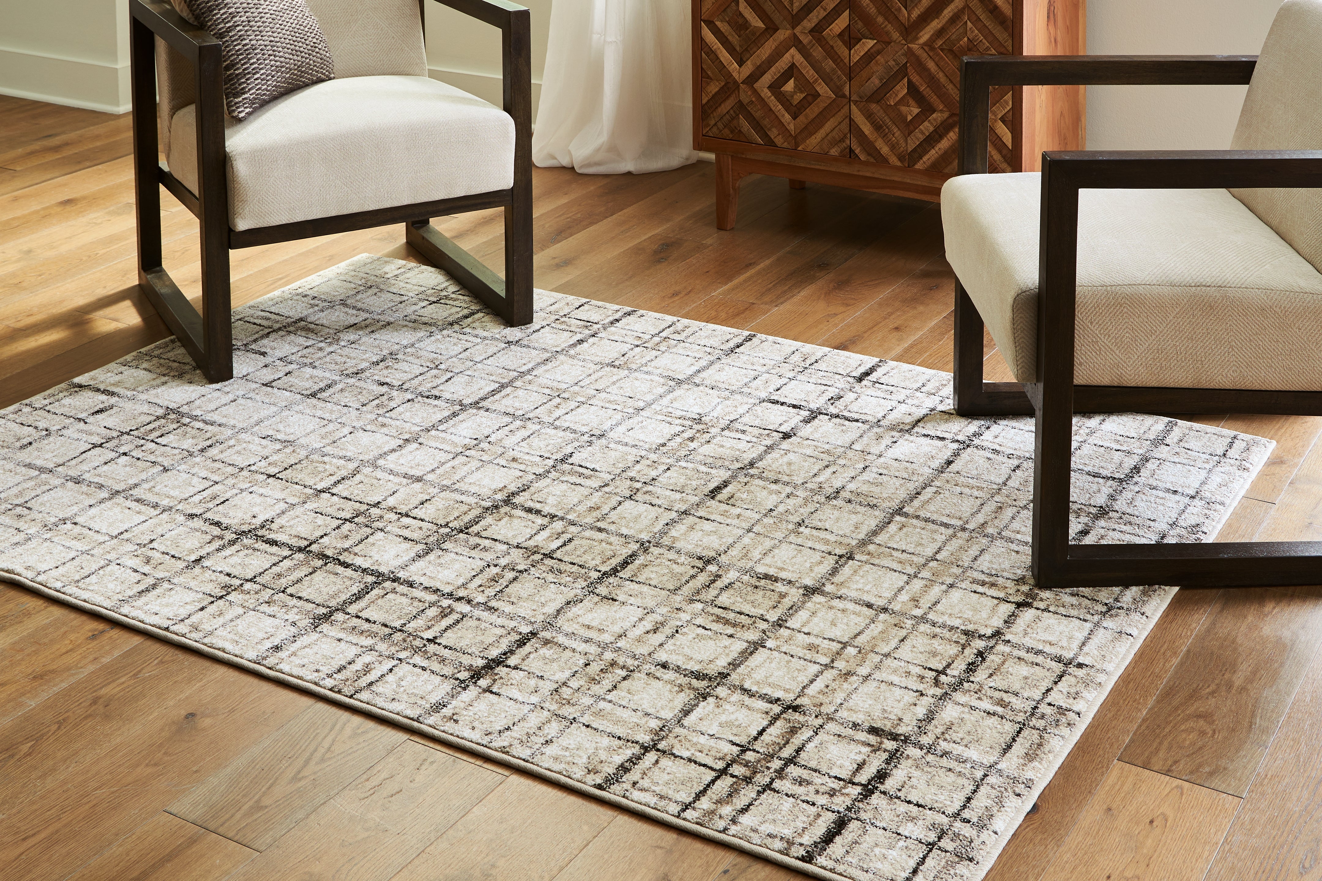 (Online Special Price) Azmerilla Cream/Brown/Gray 53 x 76 Rug