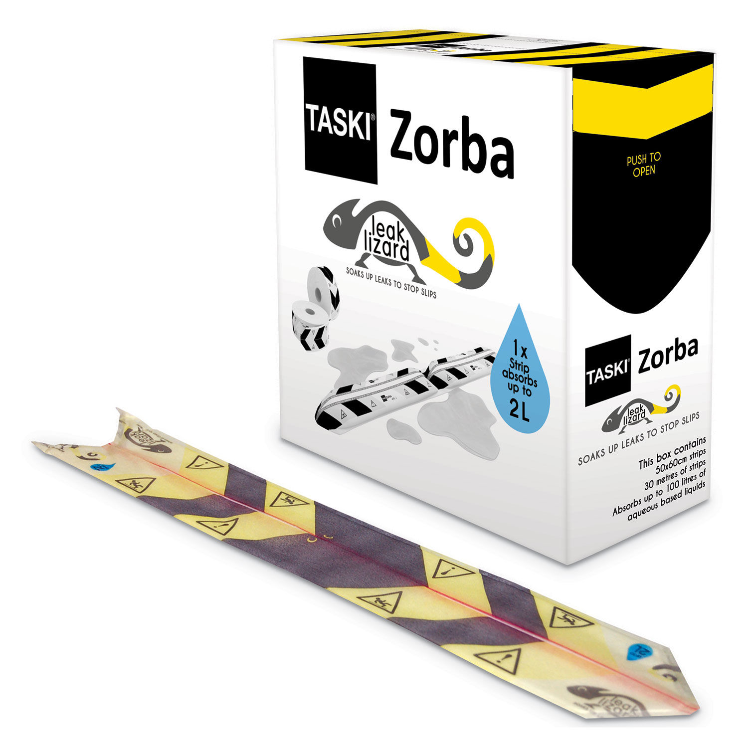 Zorba Absorbent Control Strips by Diverseyandtrade; DVOD7523269