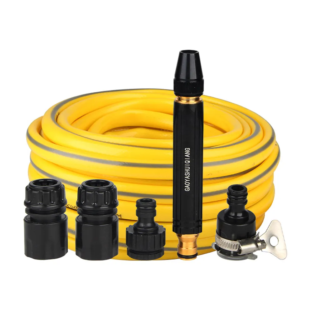 10m 30 M Reinforced Flexible Water Supply Wash Hose PVC Garden Water Hose Set Kit