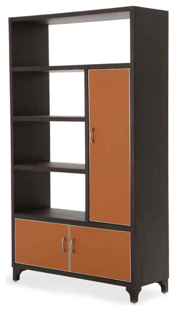 Aico 21 Cosmopolitan Right Bookcase  Umber/Orange 9029098R 812   Transitional   Bookcases   by Michael Amini  Houzz