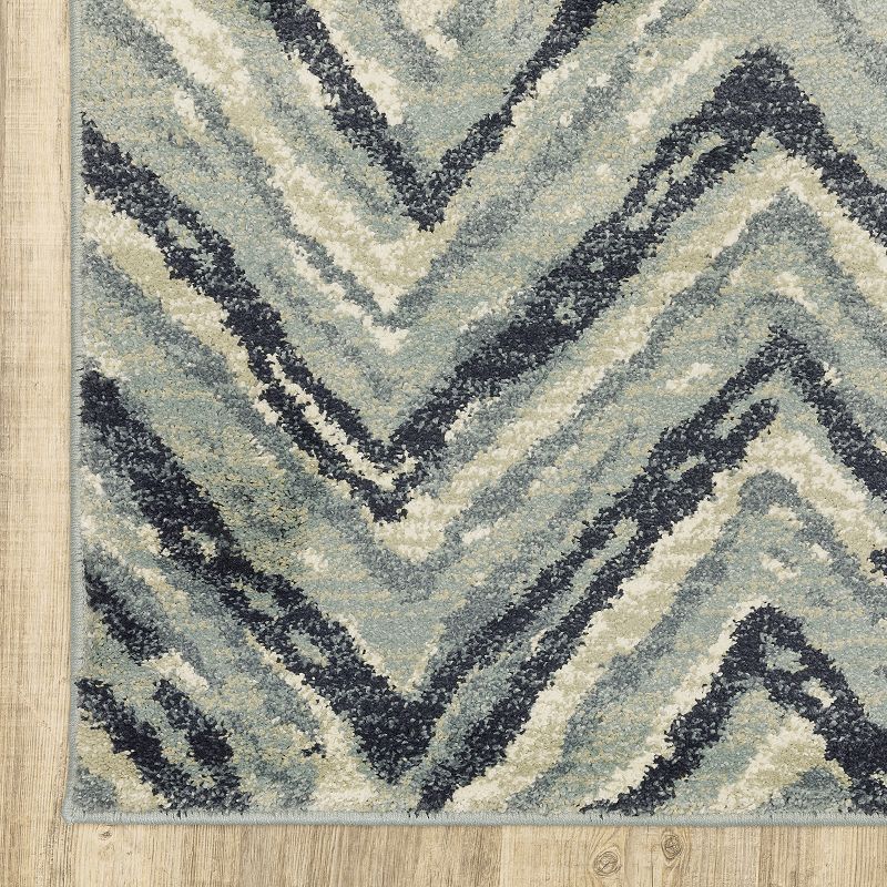 StyleHaven Salinas Industrial Chevron Area Rug