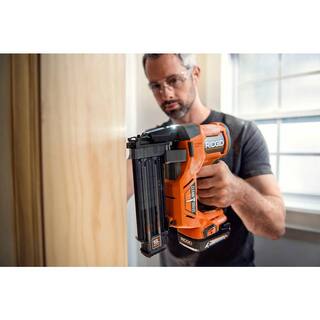 RIDGID 18V Brushless Cordless 18-Gauge 2-18 in. Brad Nailer with Brushless 7-14 in. Circular Saw (Tools Only) R09891B-R8657B