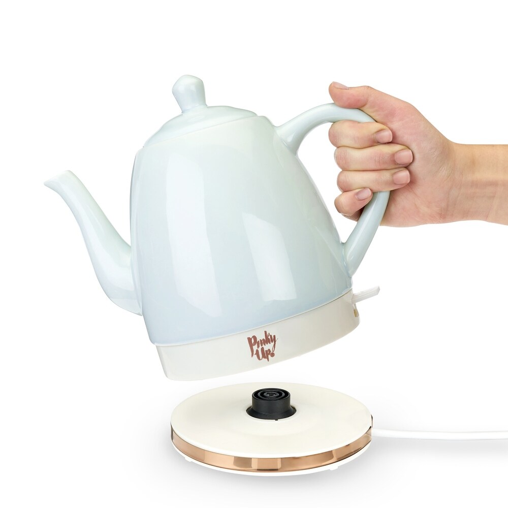 Noelle Ceramic Electric Tea Kettle by Pinky Up   9\