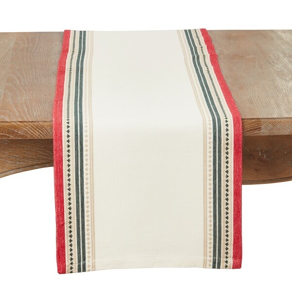 Merry Pines Dobby Table Runner