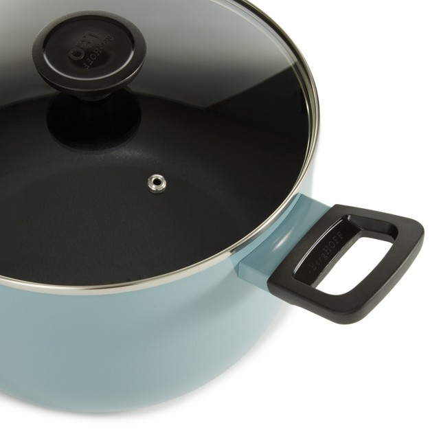 Berghoff Sage And Slate Non stick Aluminum Stockpot With Glass Lid