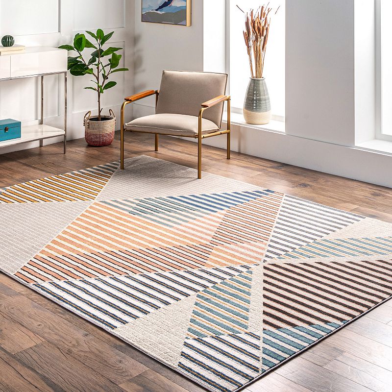 nuLoom Skyler Contemporary Geometric Diamond Area Rug