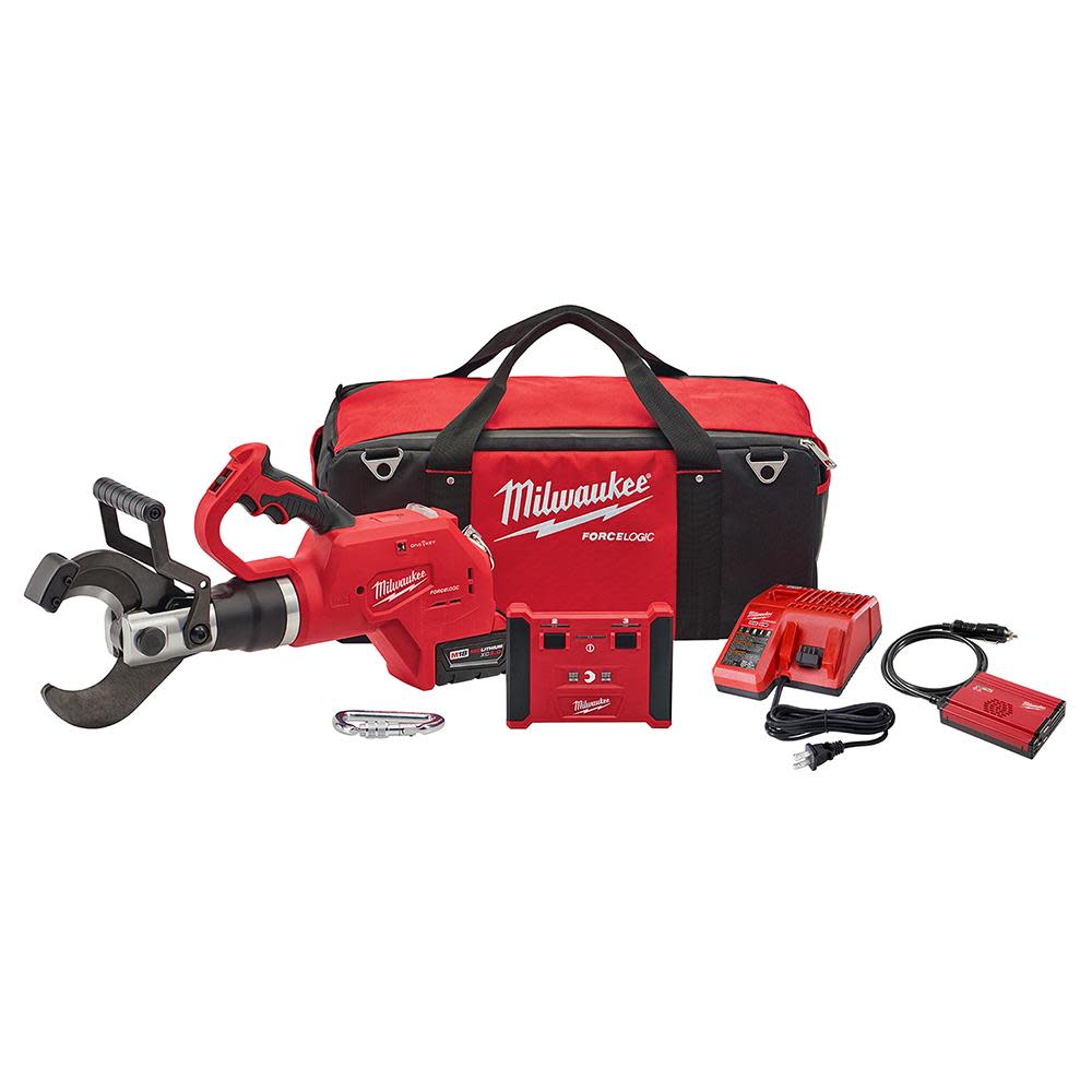 Milwaukee M18 FORCE LOGIC 3 in. Underground Cable Cutter with Wireless Remote 2776R-21 from Milwaukee