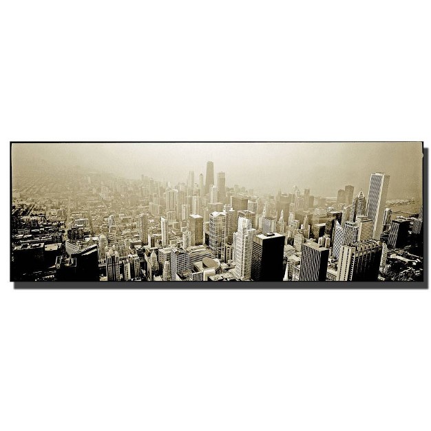 X 47 quot Chicago Skyline By Preston Trademark Fine Art