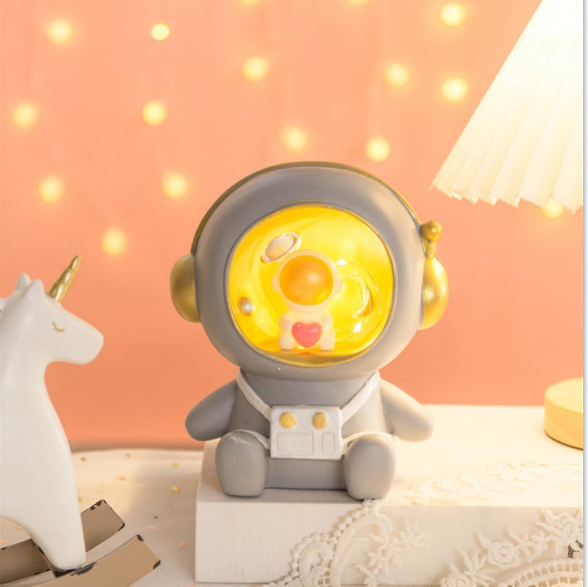 2pcs Astronaut Night Light，silicone Night Light， Kids Touch Lamps，baby Night Light Are Suitable For Children's Room Decoration